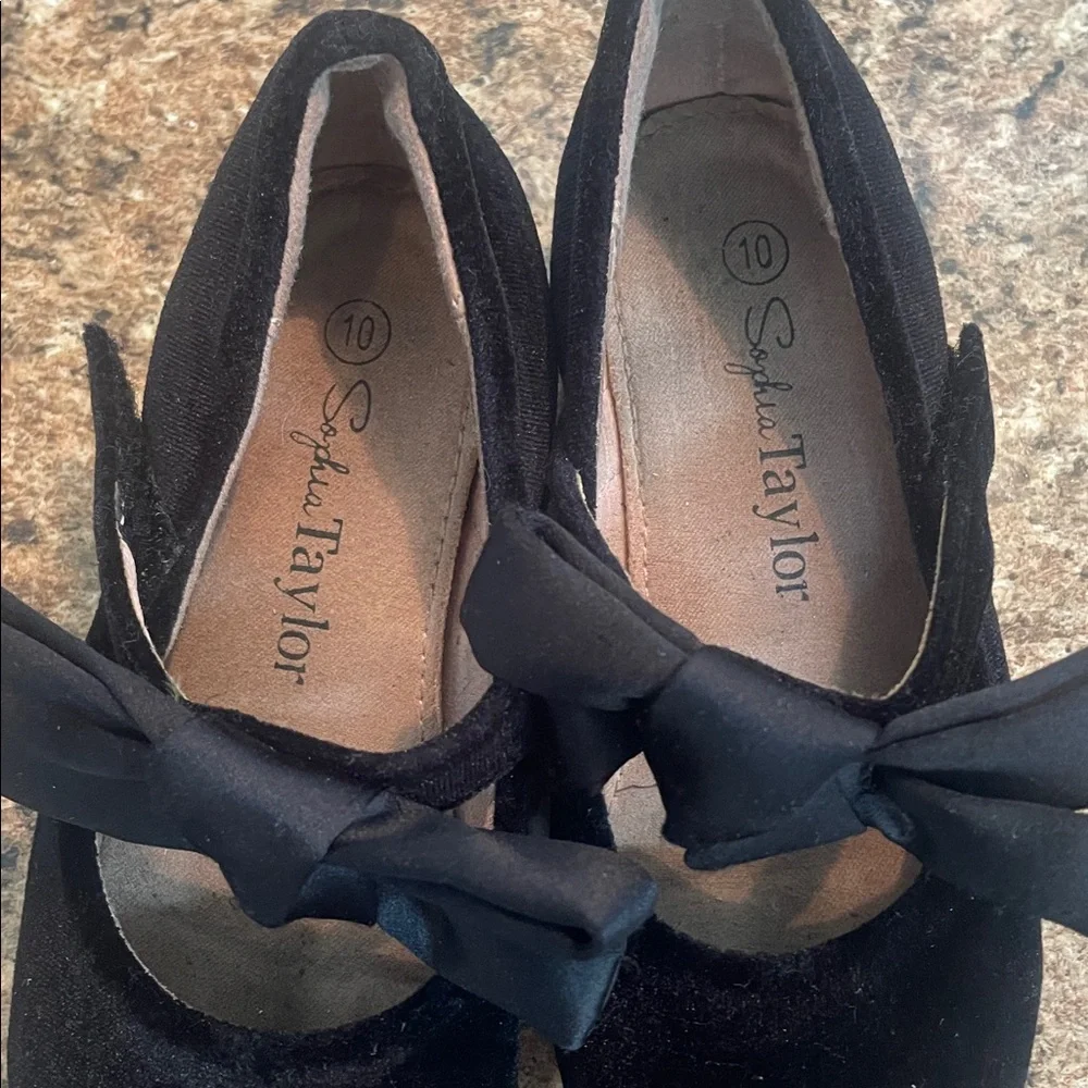Black Bow Mary Jane Flats
